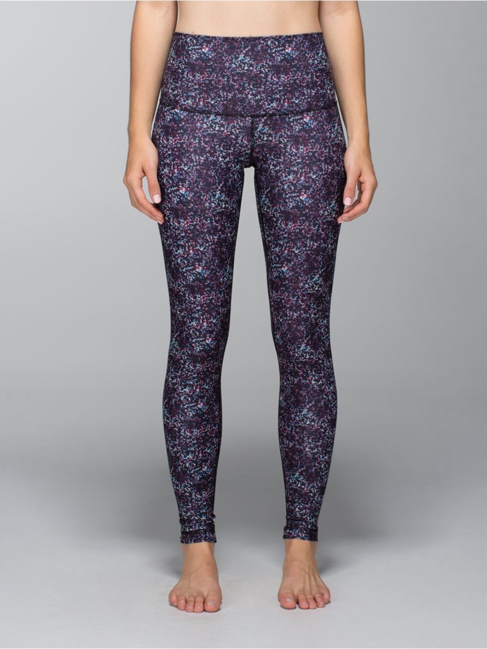 Lululemon Wunder Under Pant Full On Luxtreme Roll Down Multicolor Size 4